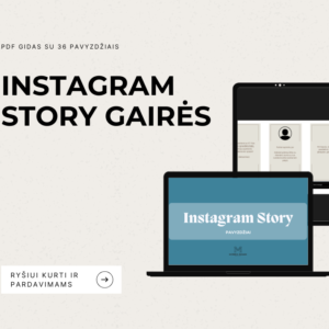Instagram story gairės